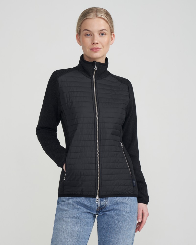 Mimmi Fullzip WP Black Mel.