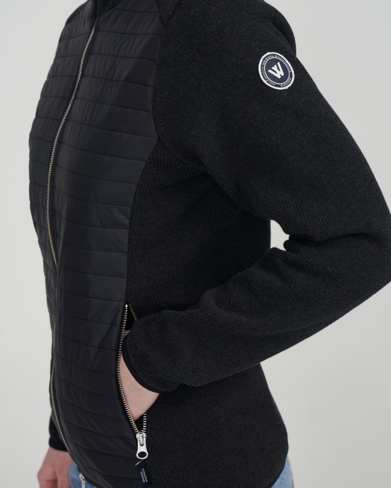 Mimmi Fullzip WP Black Mel.