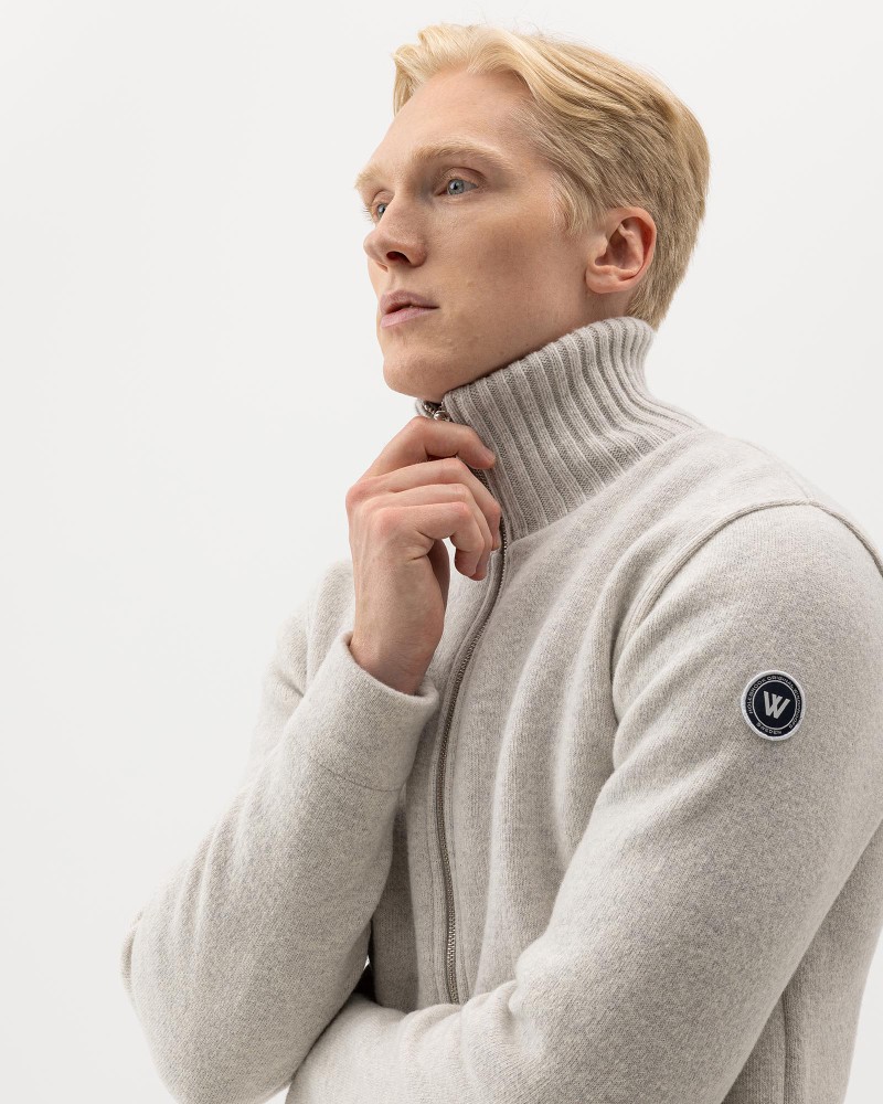 Måns Zip WP Light Grey Mel.