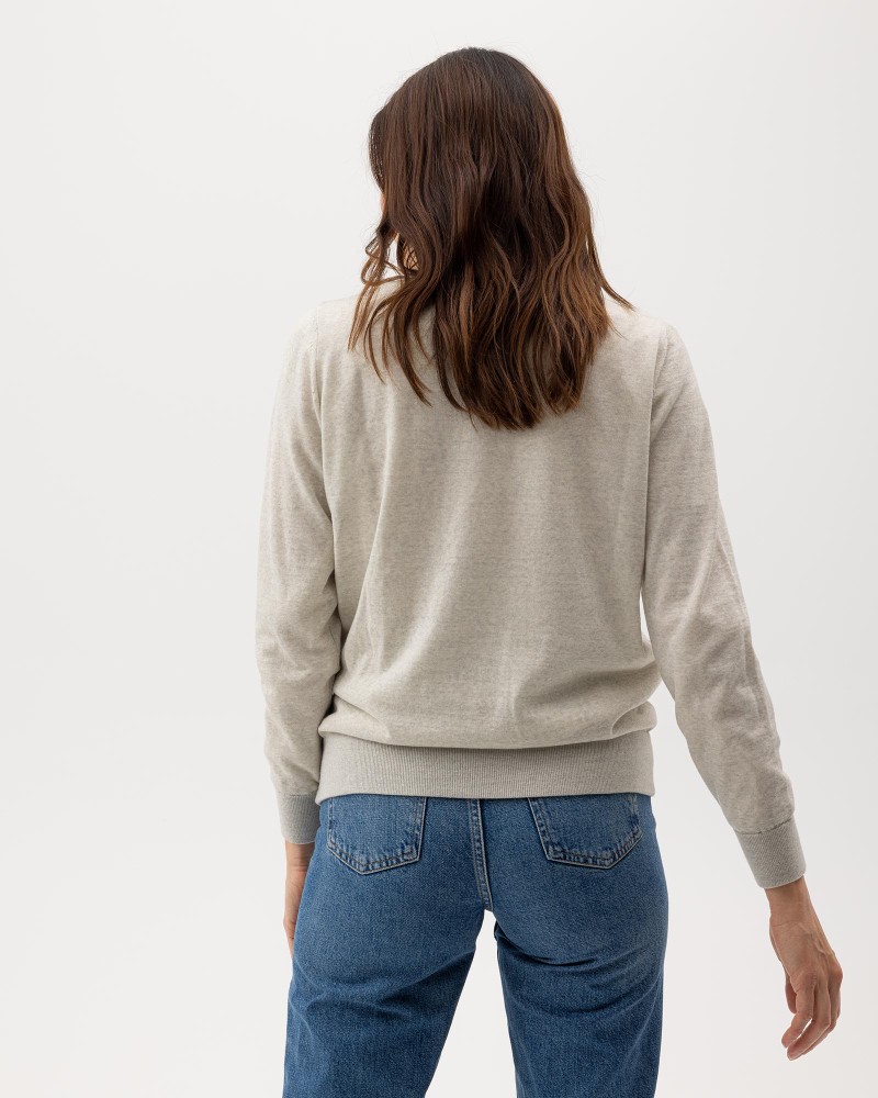 Nelly Crew WP Light Grey Mel.