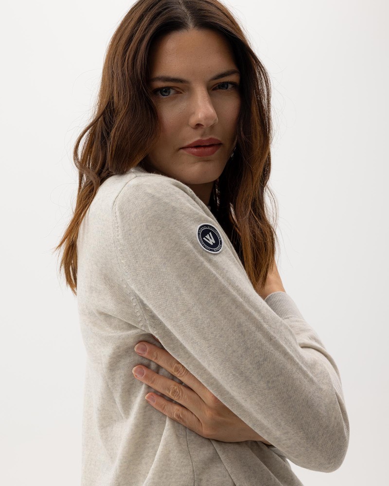 Nelly Crew WP Light Grey Mel.