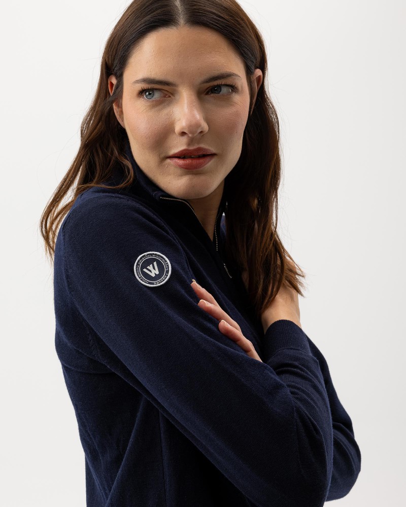 Nelly T-neck WP Dark Navy