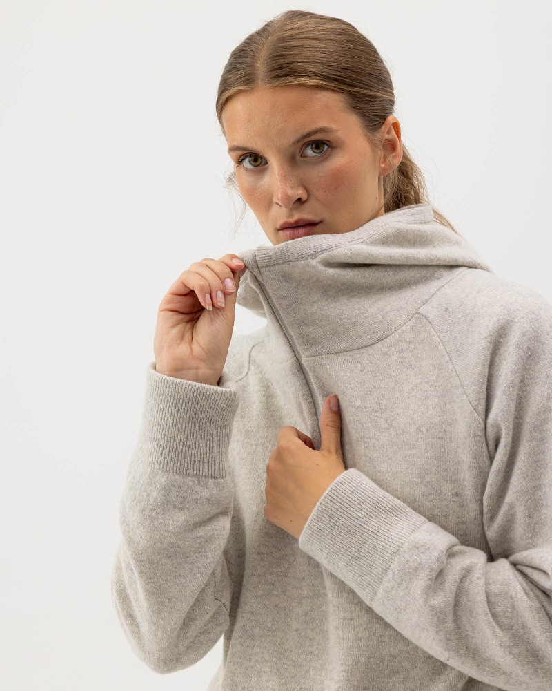 Nilla Hood WP Light Grey Mel.