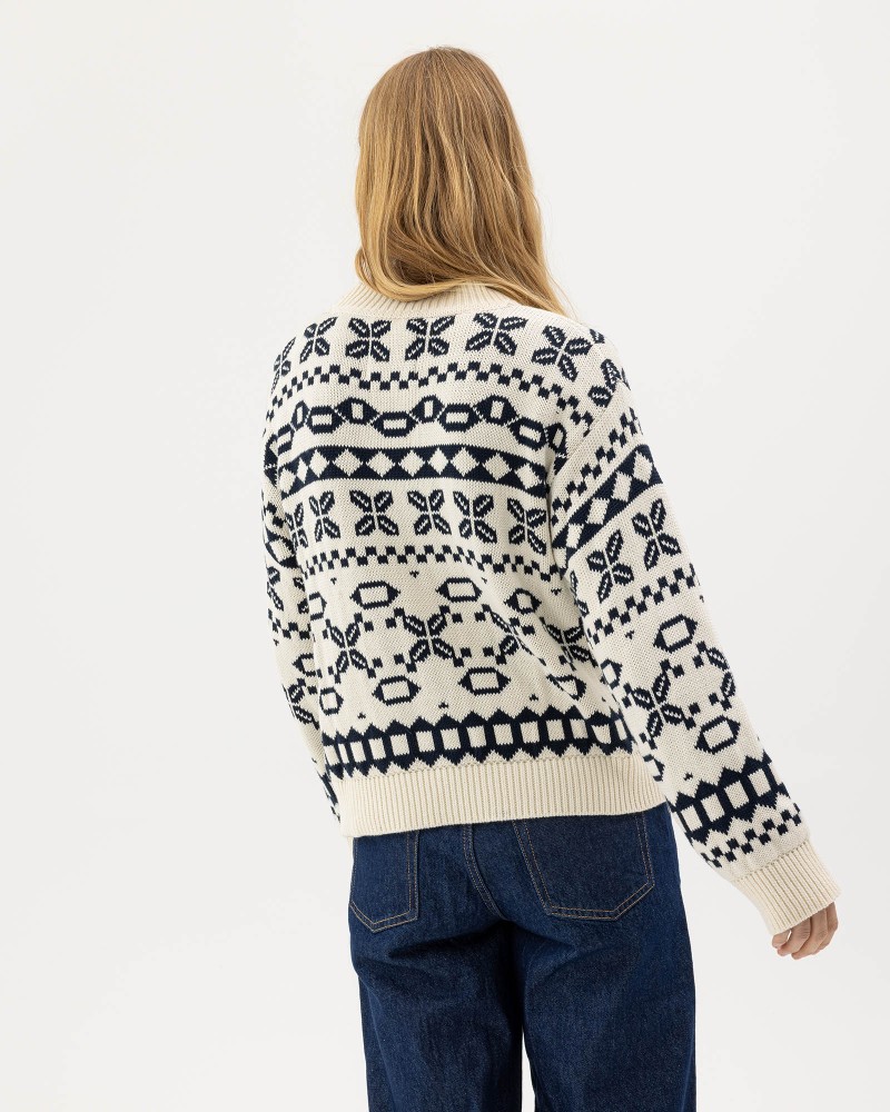 Novali Crew Off White/Navy