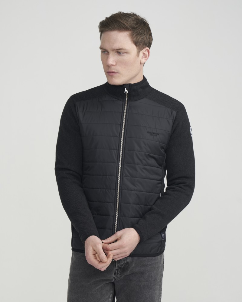 Peder Fullzip WP Black Mel.