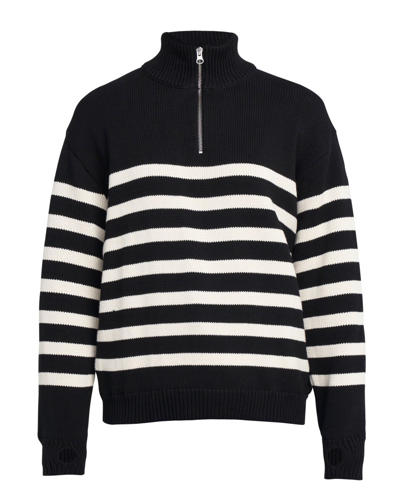 Regina T-neck WP Regina T-neck WP Black/Ecru