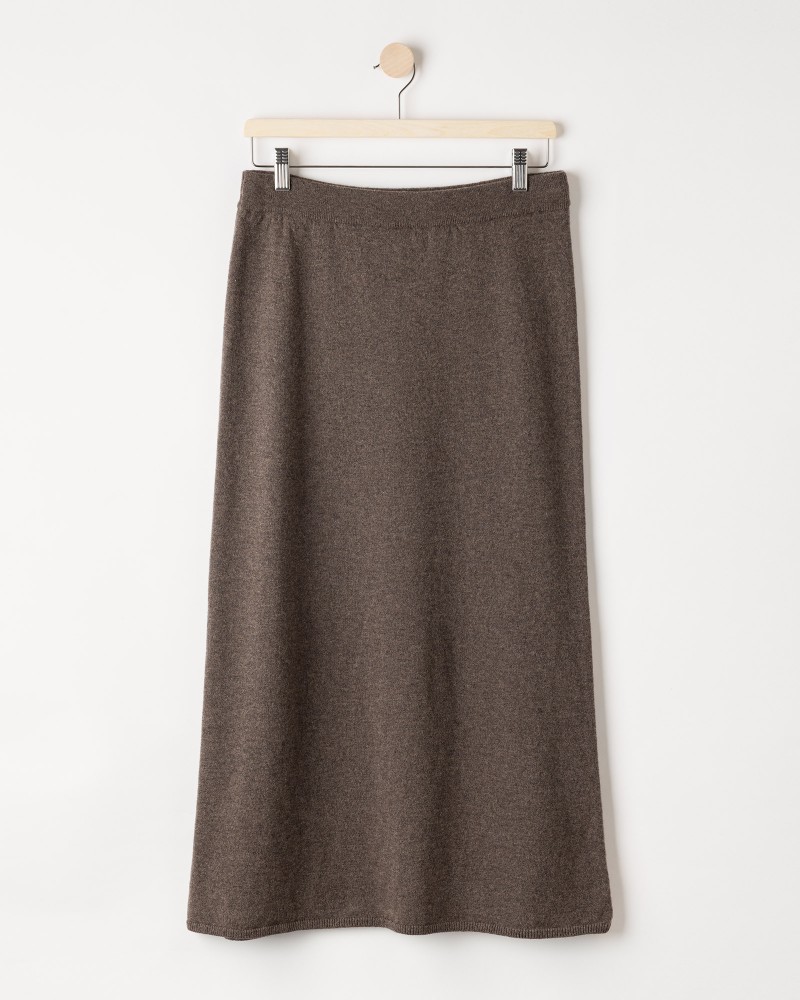 Renata Skirt Dark Taupe