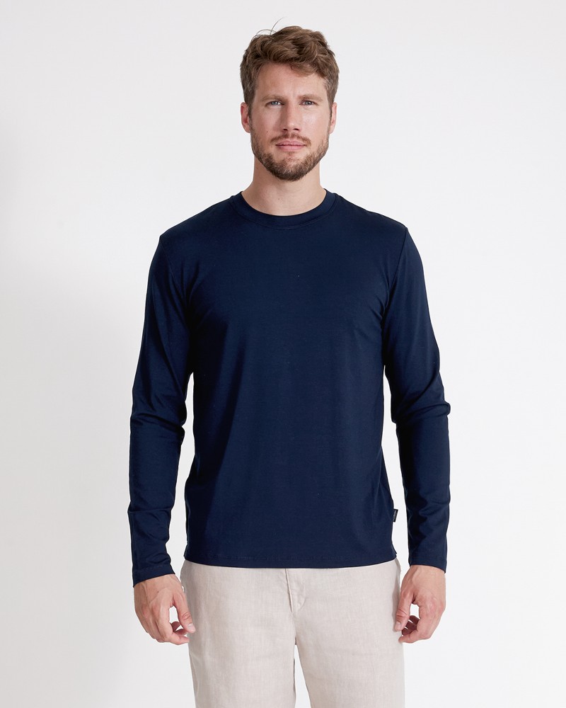 Robert Long Sleeve Navy