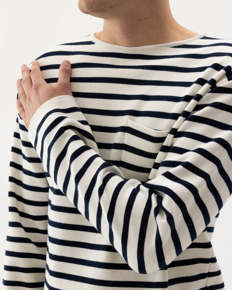 Rod Sweater Off White/Navy