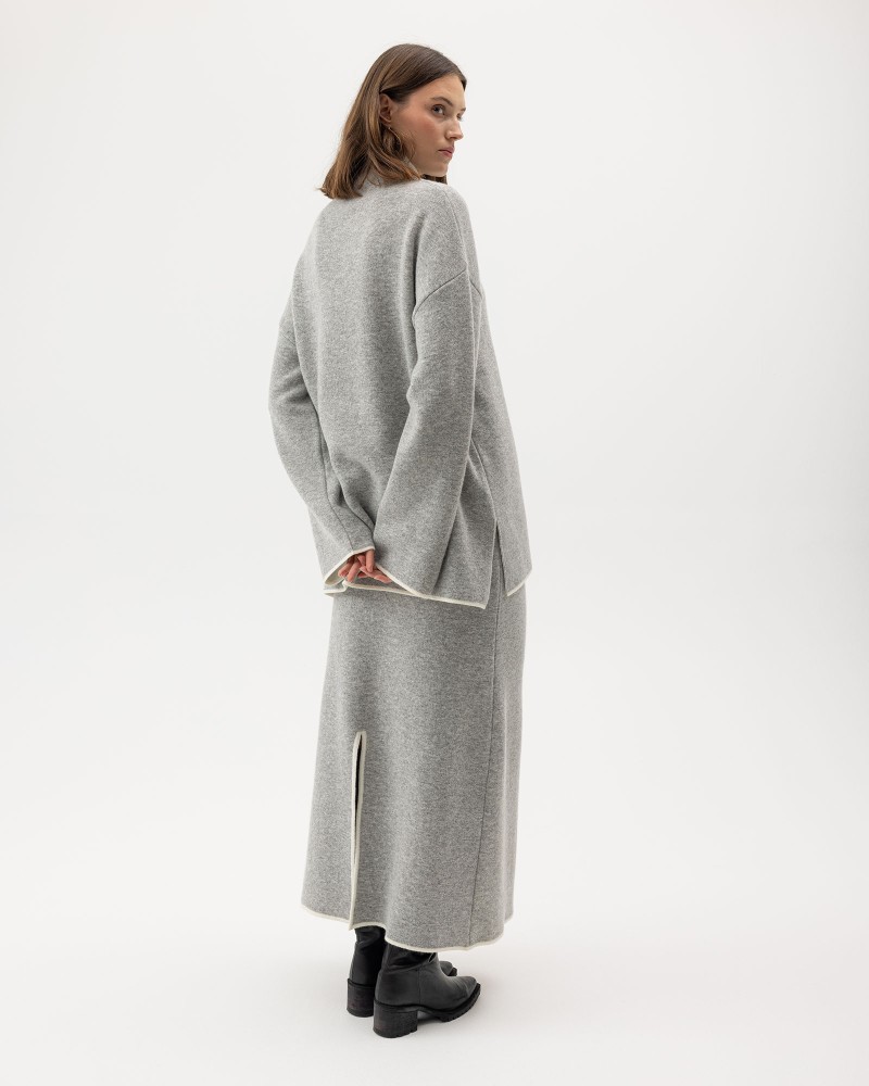 Sally Skirt Light Grey Mel.