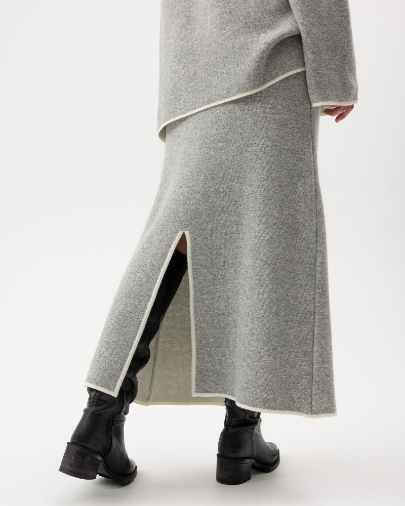 Sally Skirt Light Grey Mel.