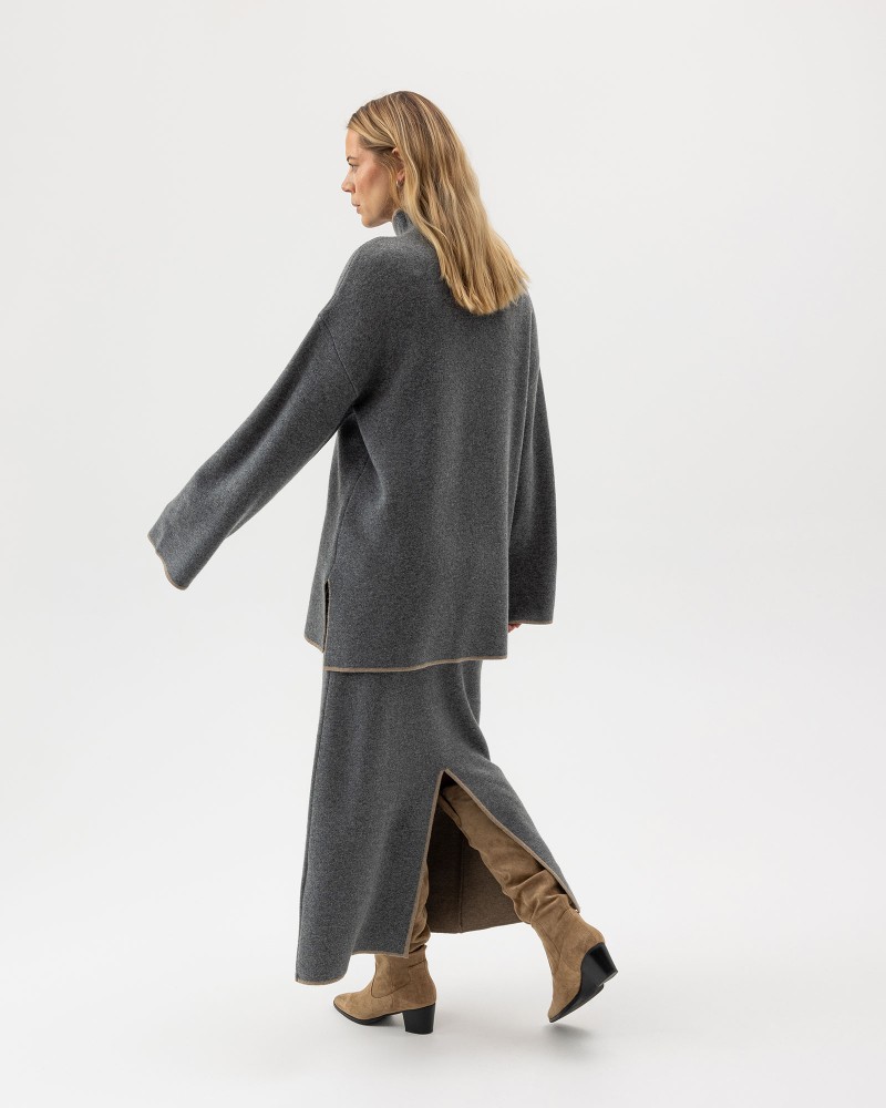 Sally Skirt Sally Skirt Dark Grey Mel.