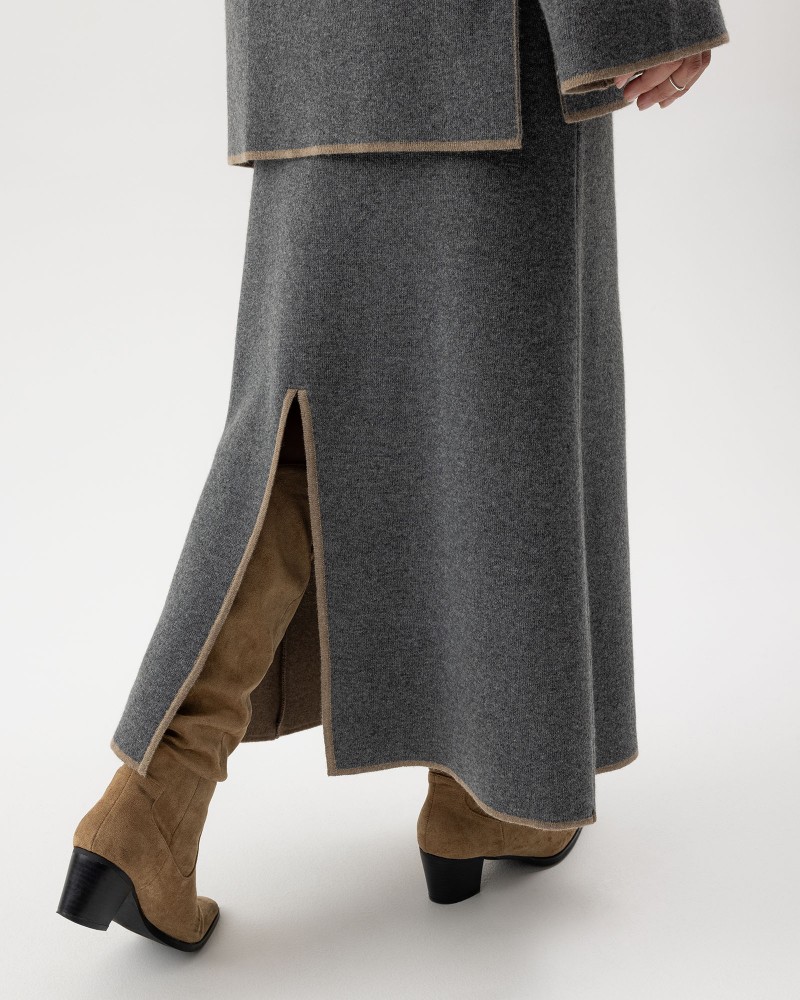 Sally Skirt Sally Skirt Dark Grey Mel.