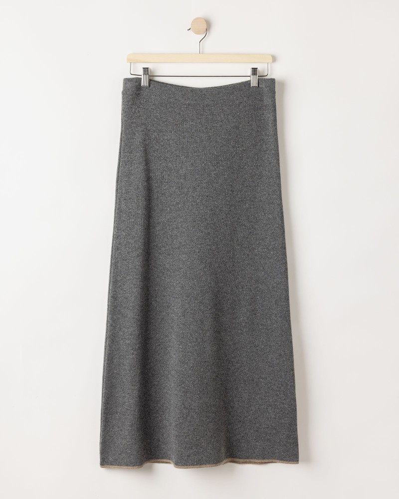 Sally Skirt Sally Skirt Dark Grey Mel.