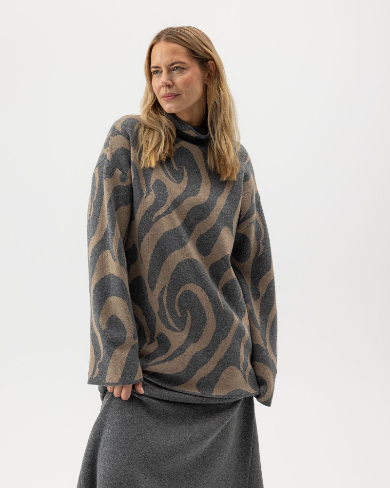 Sally Turtle Dark Grey Mel./Khaki