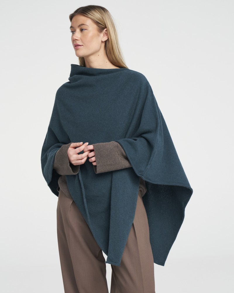 Sofie Poncho Deep Pond