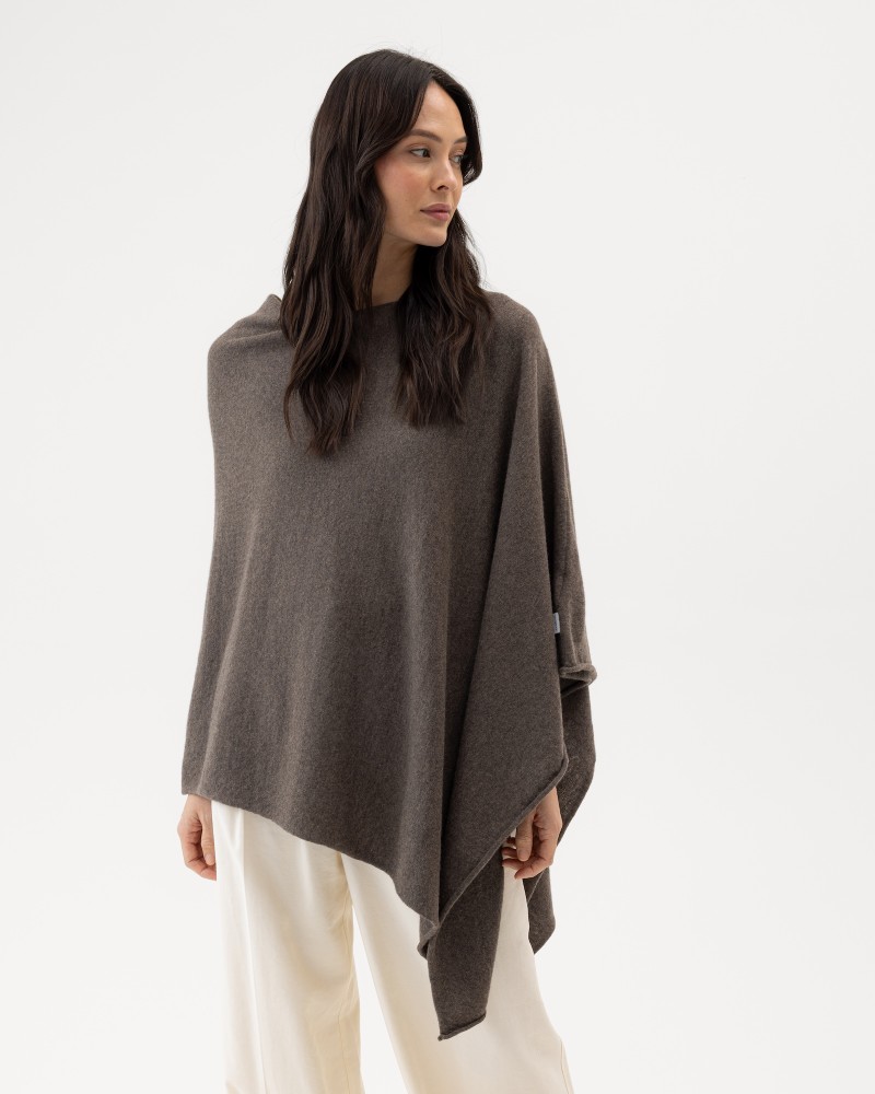 Sofie Poncho Sofie Poncho Dark Taupe