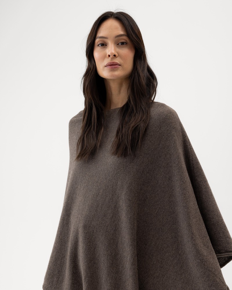 Sofie Poncho Sofie Poncho Dark Taupe