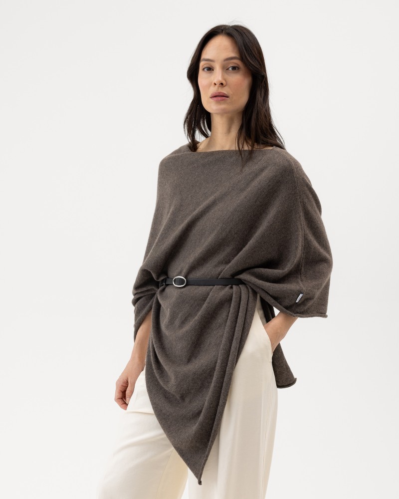 Sofie Poncho Sofie Poncho Dark Taupe