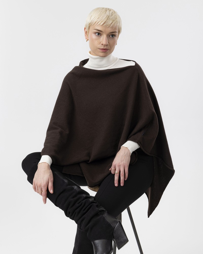 Sofie Poncho Dark Chocolate