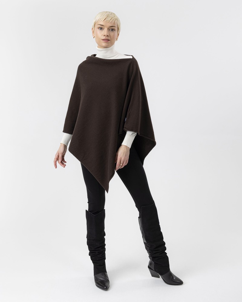 Sofie Poncho Dark Chocolate