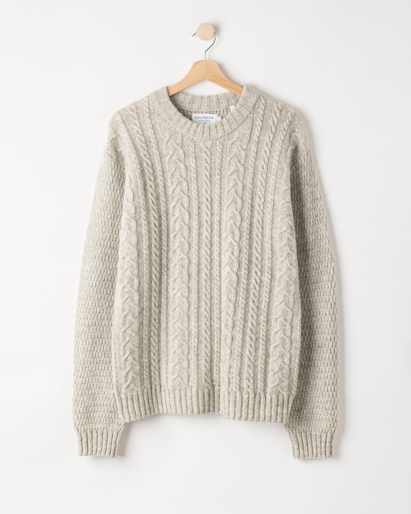 Stickan Crew Light Grey Mel.