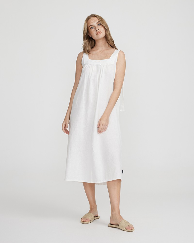 Stina Sun Dress White