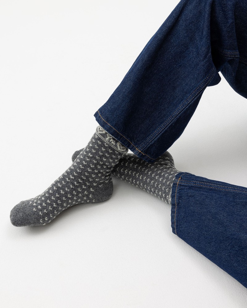 Sundborn Raggsocka Dark Grey Mel.