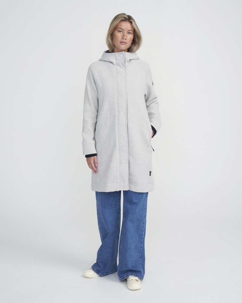 Tanja Coat WP Light Grey Mel.