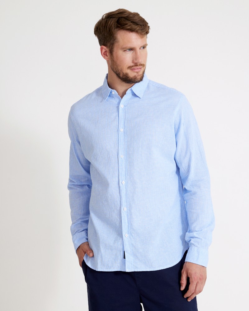 Ted Shirt Light Blue/White