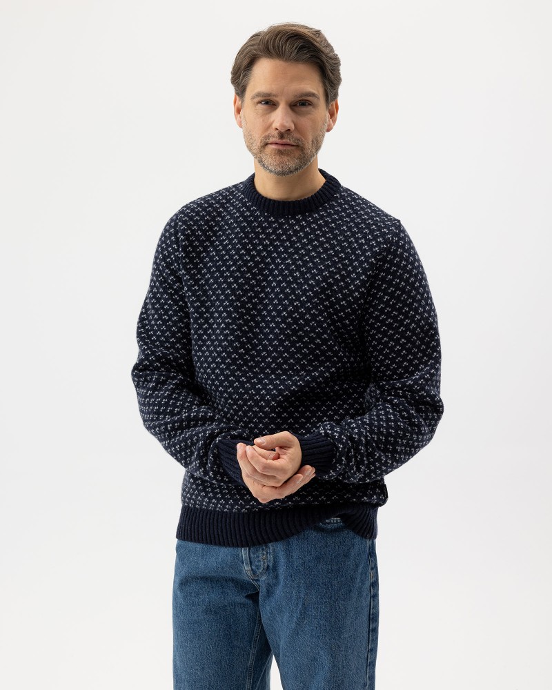 Torsten Crew Navy /Marble Grey