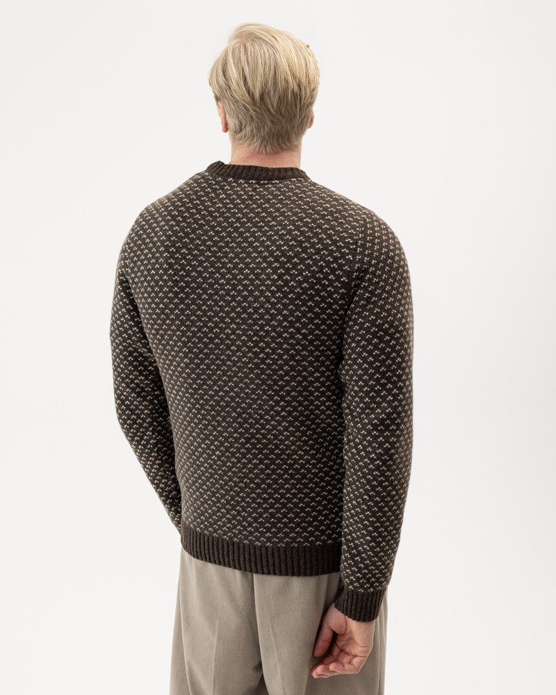 Torsten Crew Brown Mel/Whisper White