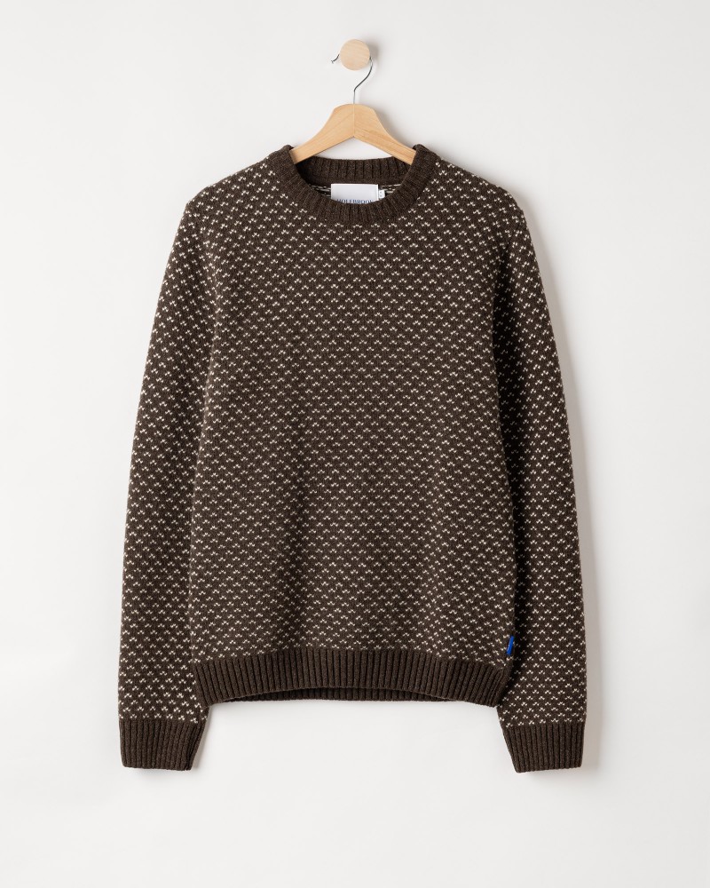 Torsten Crew Brown Mel/Whisper White
