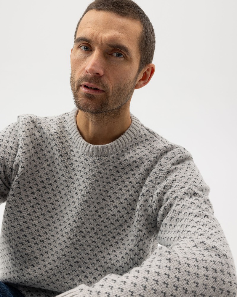 Torsten Crew Torsten Crew Marble Grey/Dark Grey Mel.