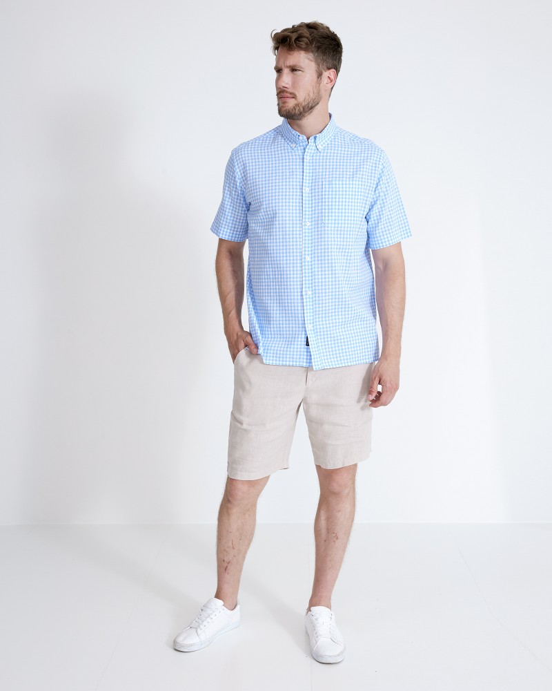 Ulf Shirt Light Blue/White