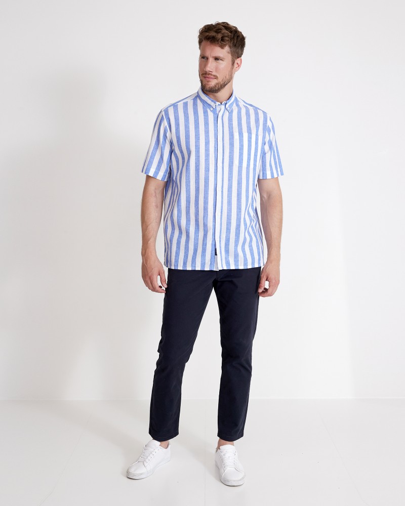 Ulf Shirt Royal/White