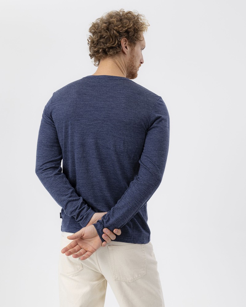 Ulrik Long Sleeve Ulrik Long Sleeve Navy Mel.