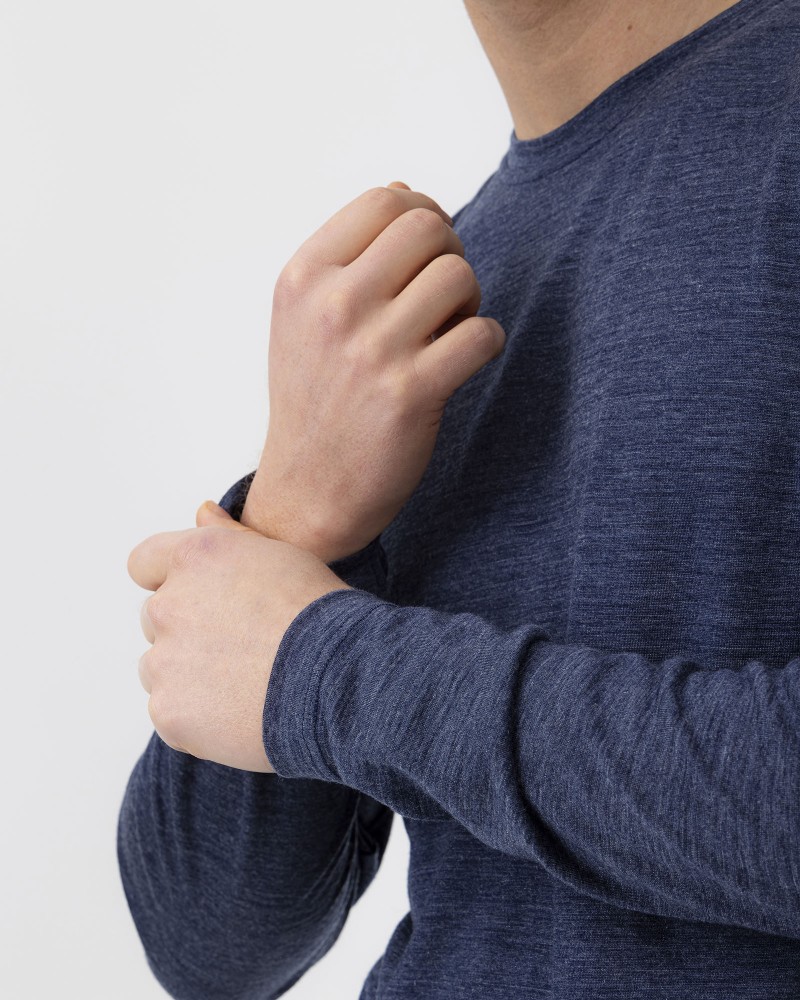 Ulrik Long Sleeve Ulrik Long Sleeve Navy Mel.