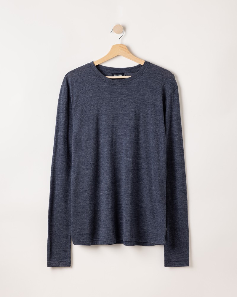 Ulrik Long Sleeve Ulrik Long Sleeve Navy Mel.