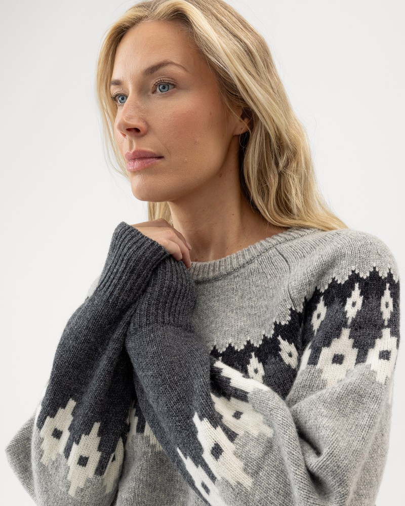 Vigdis Crew Vigdis Crew Grey Mel. (multi color)