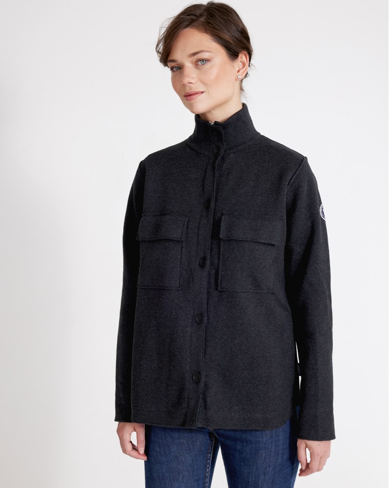 Wmns Shirt Jacket Wmns Shirt Jacket Black Mel.