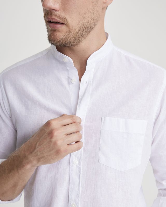 Dag Collarless Shirt