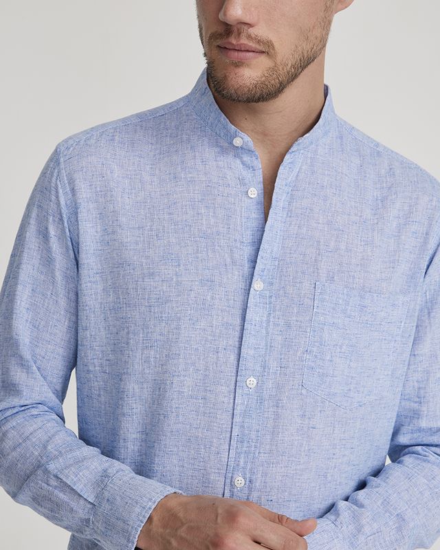Dag Collarless Shirt