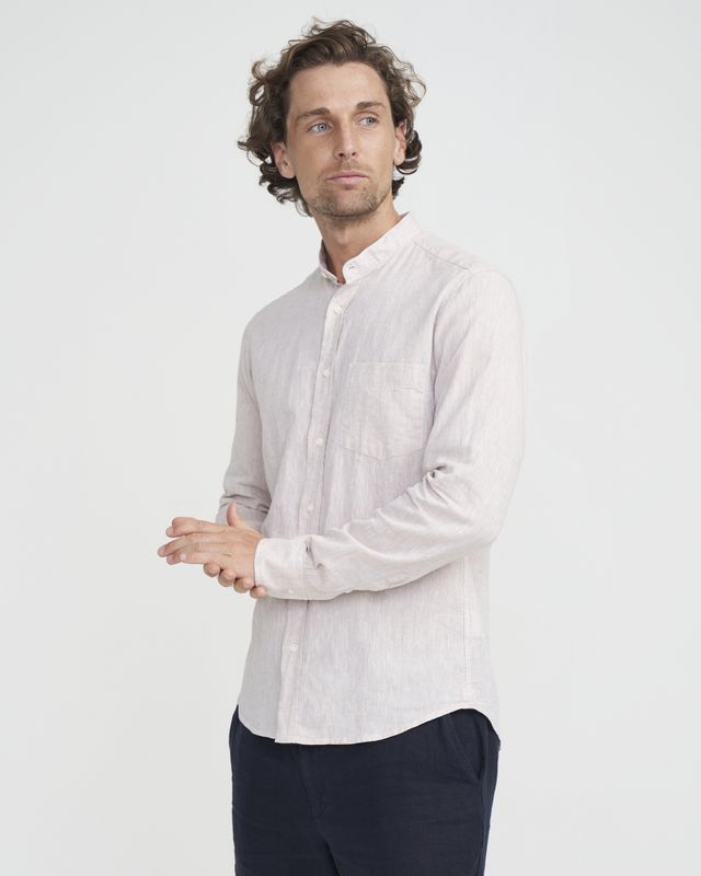 Dag Collarless Shirt