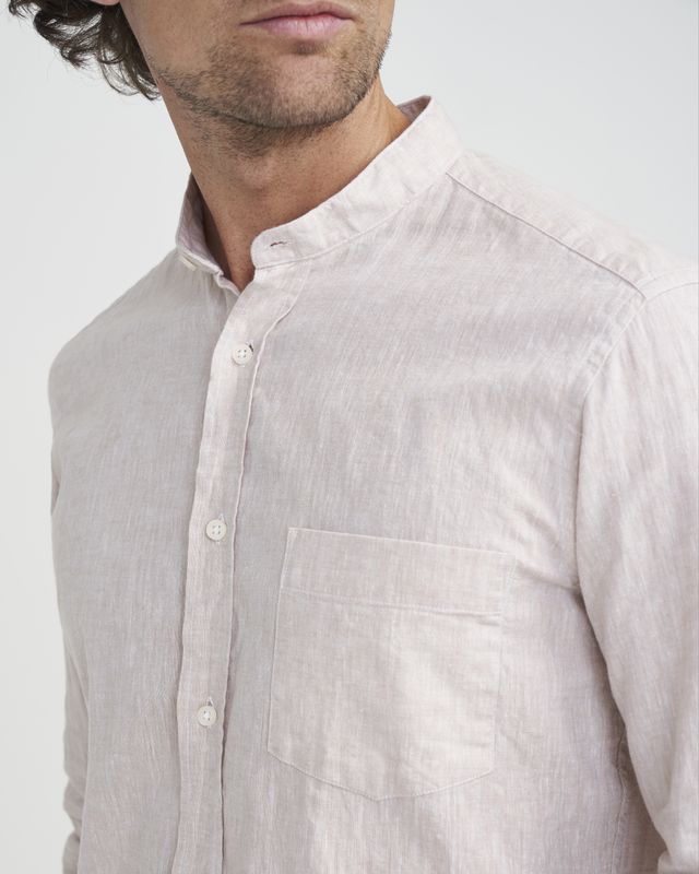 Dag Collarless Shirt
