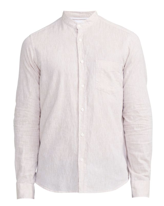 Dag Collarless Shirt
