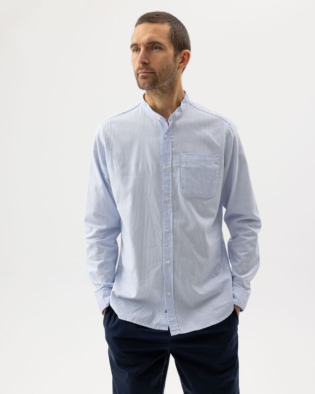 Jan Collarless Shirt