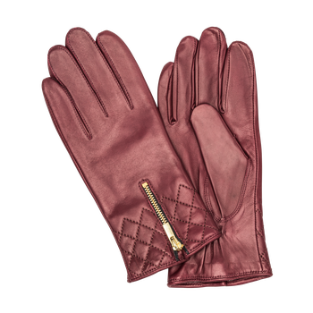 Damhandskar Lammnappa Burgundy