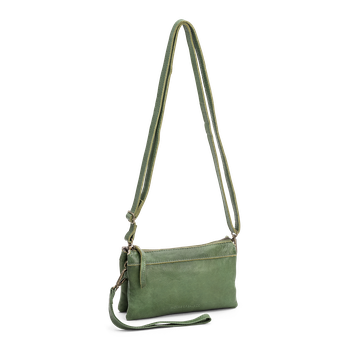 Väska clutch i skinn Moss