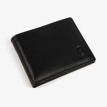 Plånbok dollar i skinn Svart